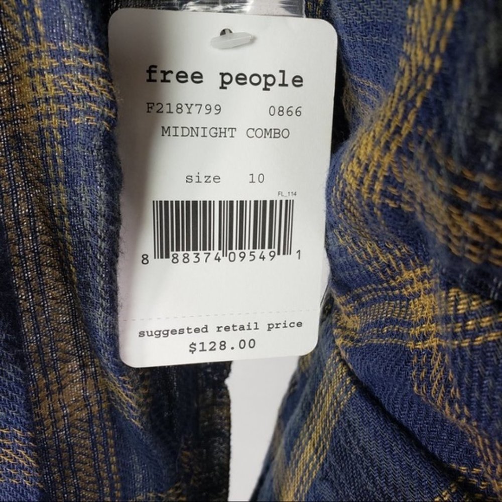 FREE PEOPLE long sleeve Midnight Combo size 10 & 6 - Picture 7 of 7